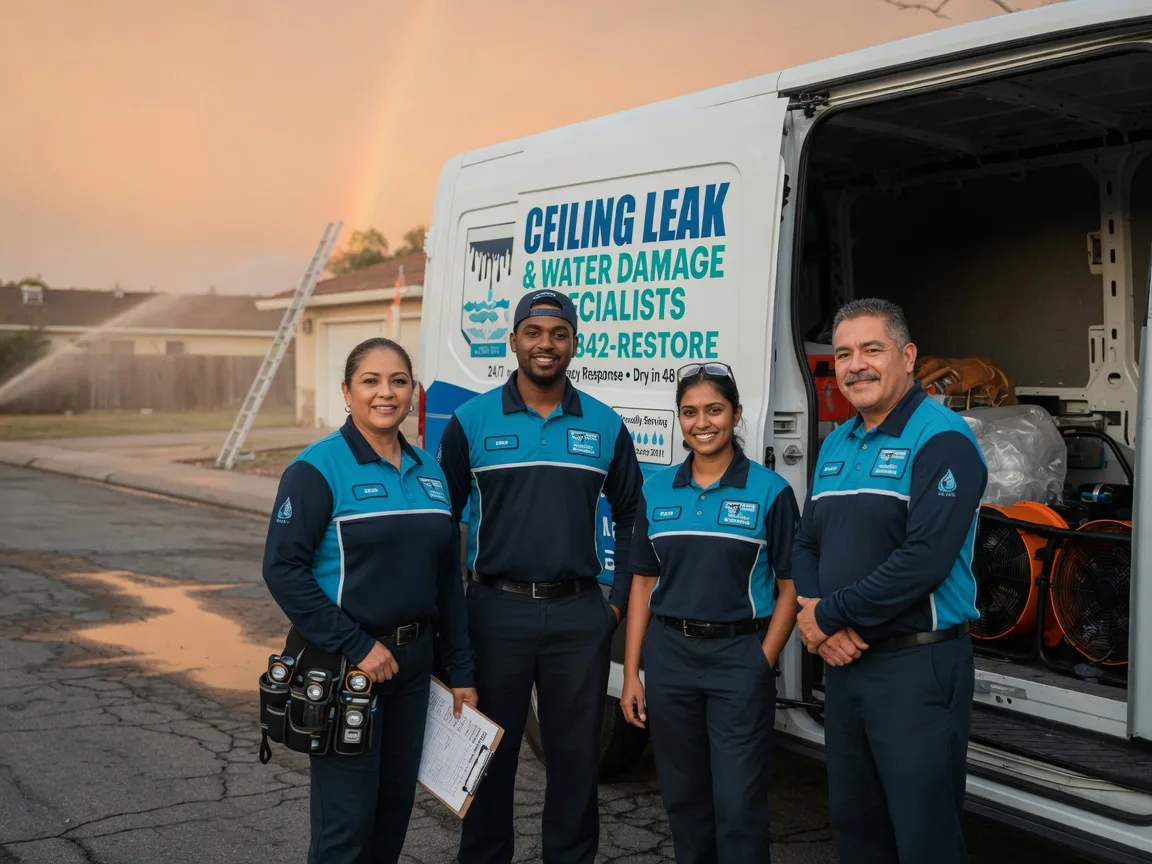 Ceiling Leak Cleanup company in Luck, WI